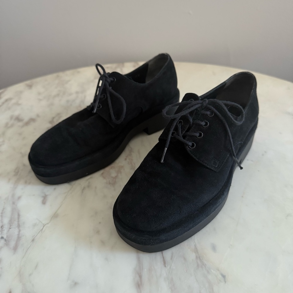 Stephane Kelian Paris Suede Preppy Academia Collegiate Oxford Shoes 5.5